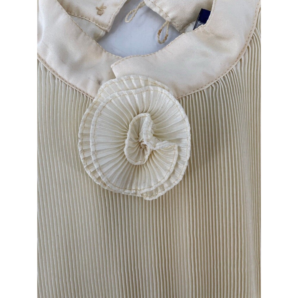 Jacqueline Fried New York, Rome Size 12 Late 1970’s 100% Polyester Pleated View 6